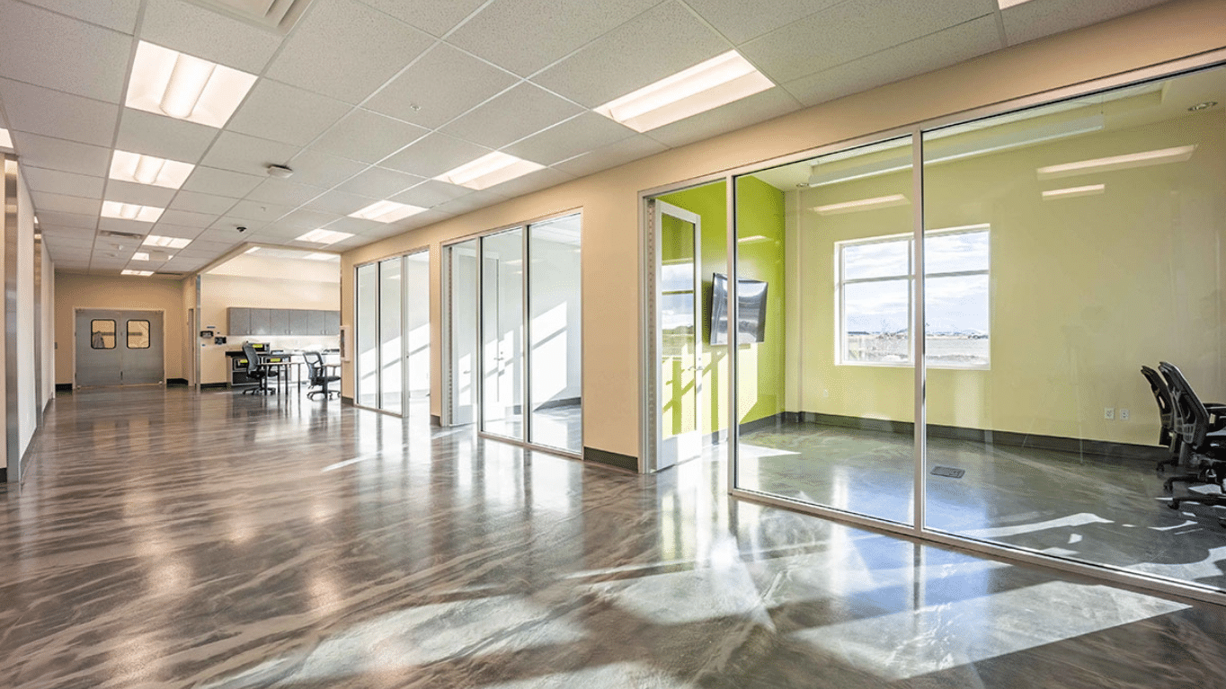 Hallway of 4Life building.