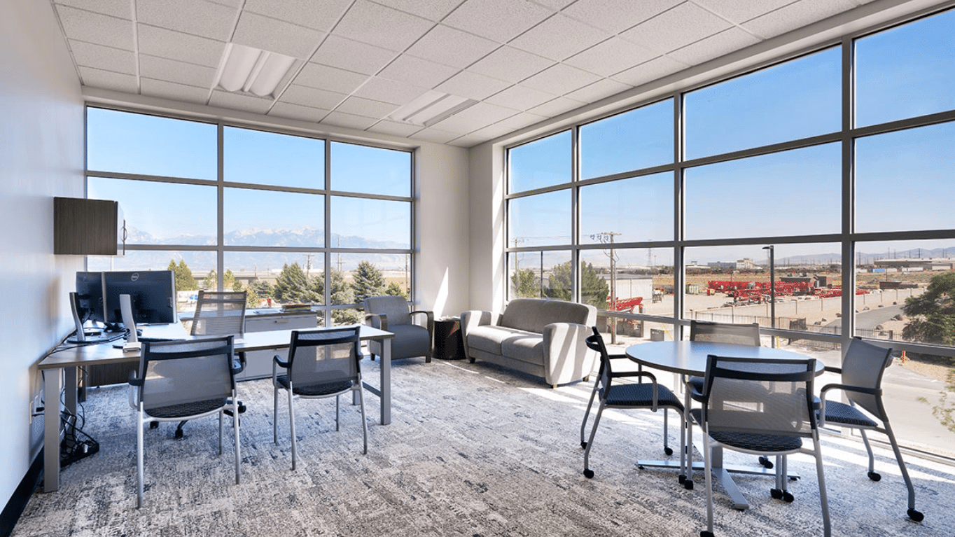 One of the offices inside Bedrock Quartz building