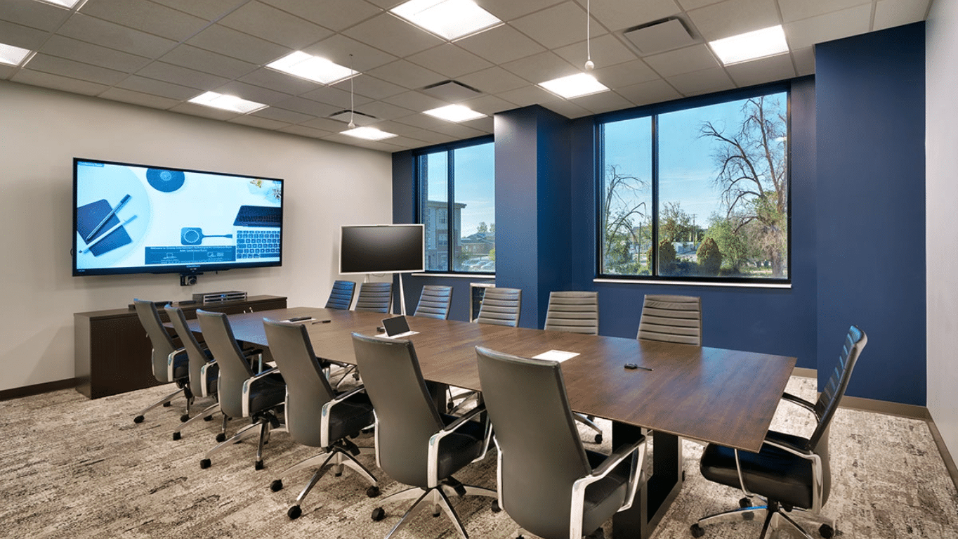 One of the conference rooms inside Groove Entertainment Office Tower.