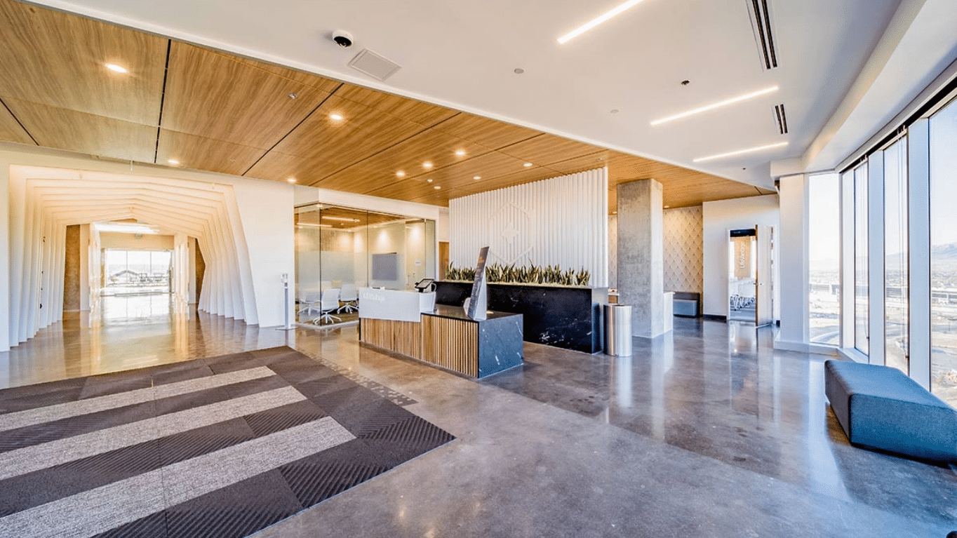 The lobby inside LifeVantage Corporate Headquarters.